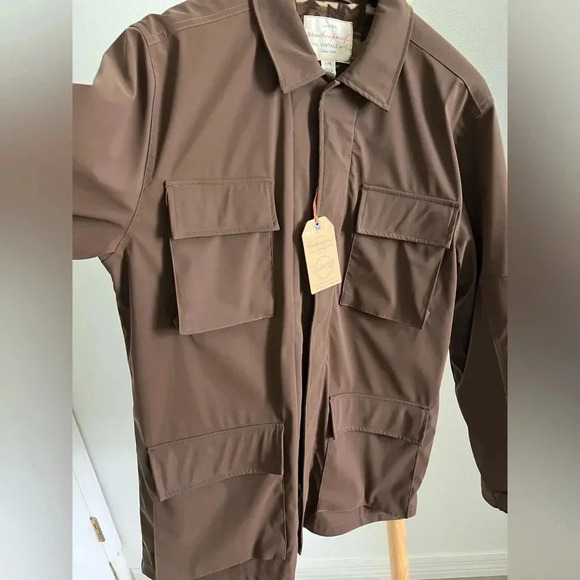 Weatherproof Vintage Brown Jacket with Pockets Size Large Men - Picture 4 of 10
